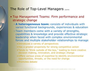 Chapter 12 strategic leadership | PDF