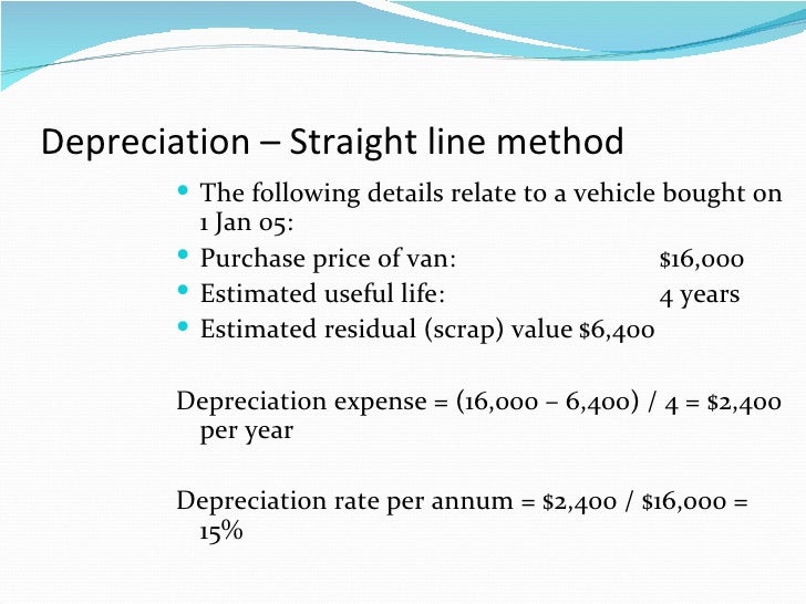the straight line method rome fontanacountryinn com straight line method for depreciation