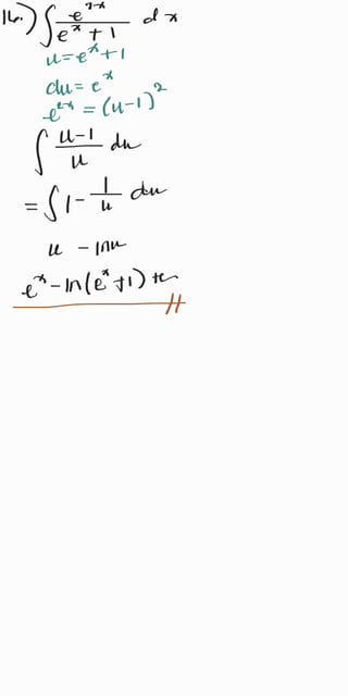 Elementary Integration Solutions