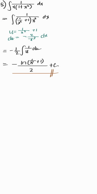 Elementary Integration Solutions