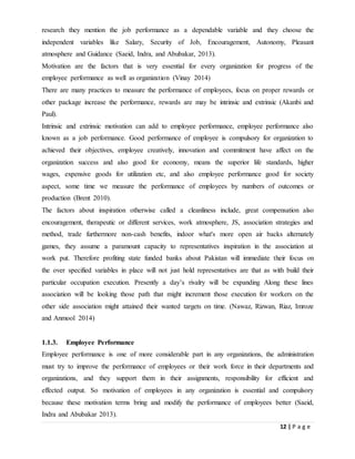 The Impact Of Motivation On Employee Performance In Shaheen Air ...