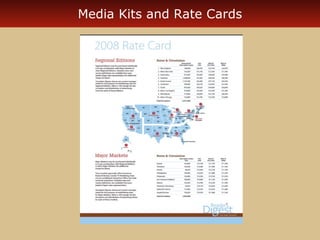 Media Kits and Rate Cards

 