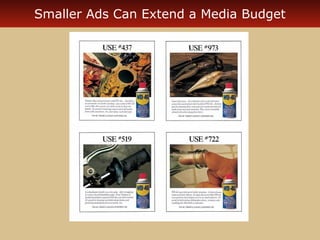 Smaller Ads Can Extend a Media Budget

 