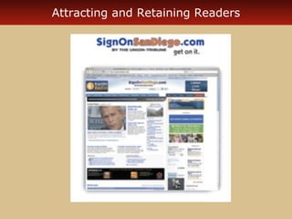 Attracting and Retaining Readers

 
