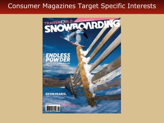 Consumer Magazines Target Specific Interests

 