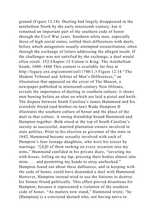 CHAPTER 12 Cotton is King The Antebellum South, 1800–1860 Figure .docx