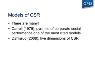 Csr Model Example Lockheed Martin Chapter 12 CSR and Corporate Governance.ppt