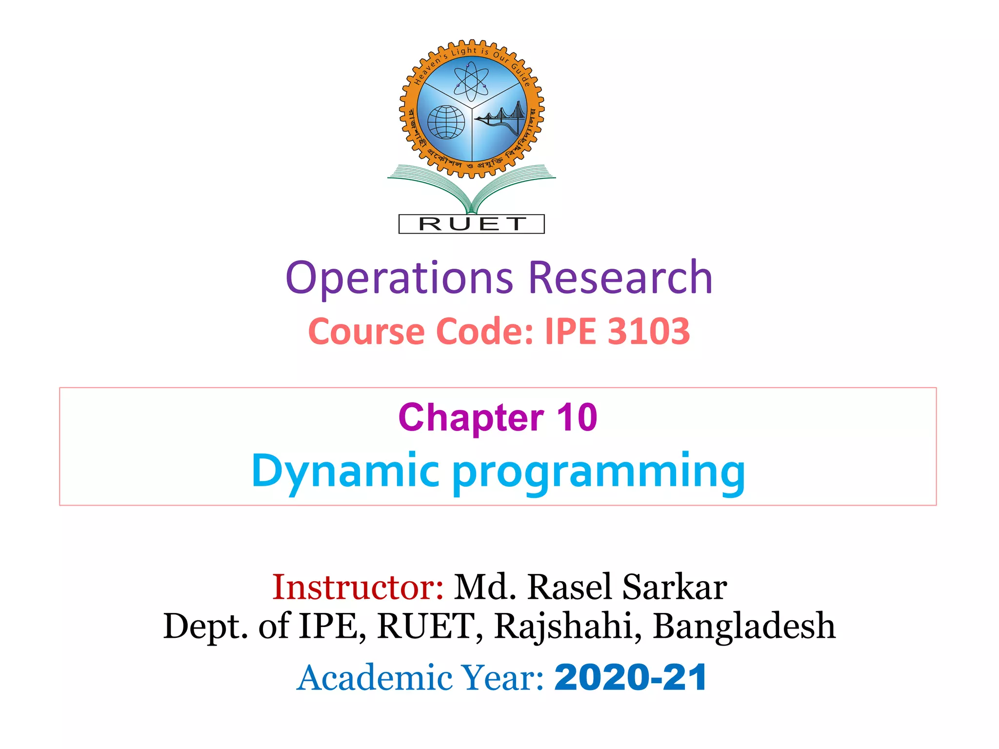 Chapter 12 Dynamic programming.pptx