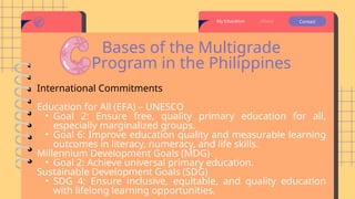 Multigrade Education Program Logo CHAPTER 1&2 GROUP 6 MULTI GRADES.ppdfafasreqfEDRF | PPTX