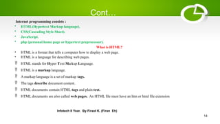 Chapter 1,2 IP INTRODUCTION AND HTML CSS AND JAVA SCRIPT | PPTX