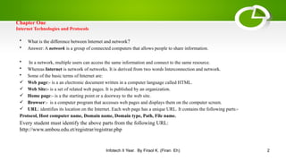 Chapter 1,2 IP INTRODUCTION AND HTML CSS AND JAVA SCRIPT | PPTX