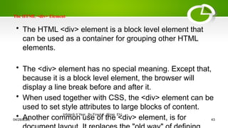 Chapter 1,2 IP INTRODUCTION AND HTML CSS AND JAVA SCRIPT | PPTX