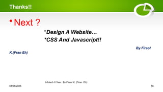Chapter 1,2 IP INTRODUCTION AND HTML CSS AND JAVA SCRIPT | PPTX