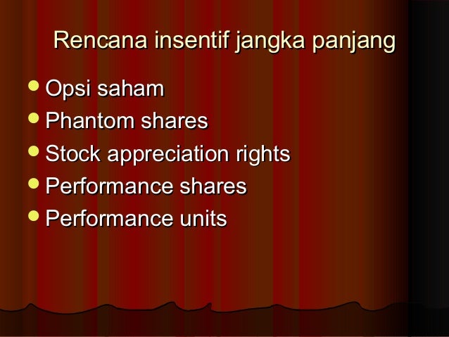 Opsi saham insentif yang tidak memenuhi syarat