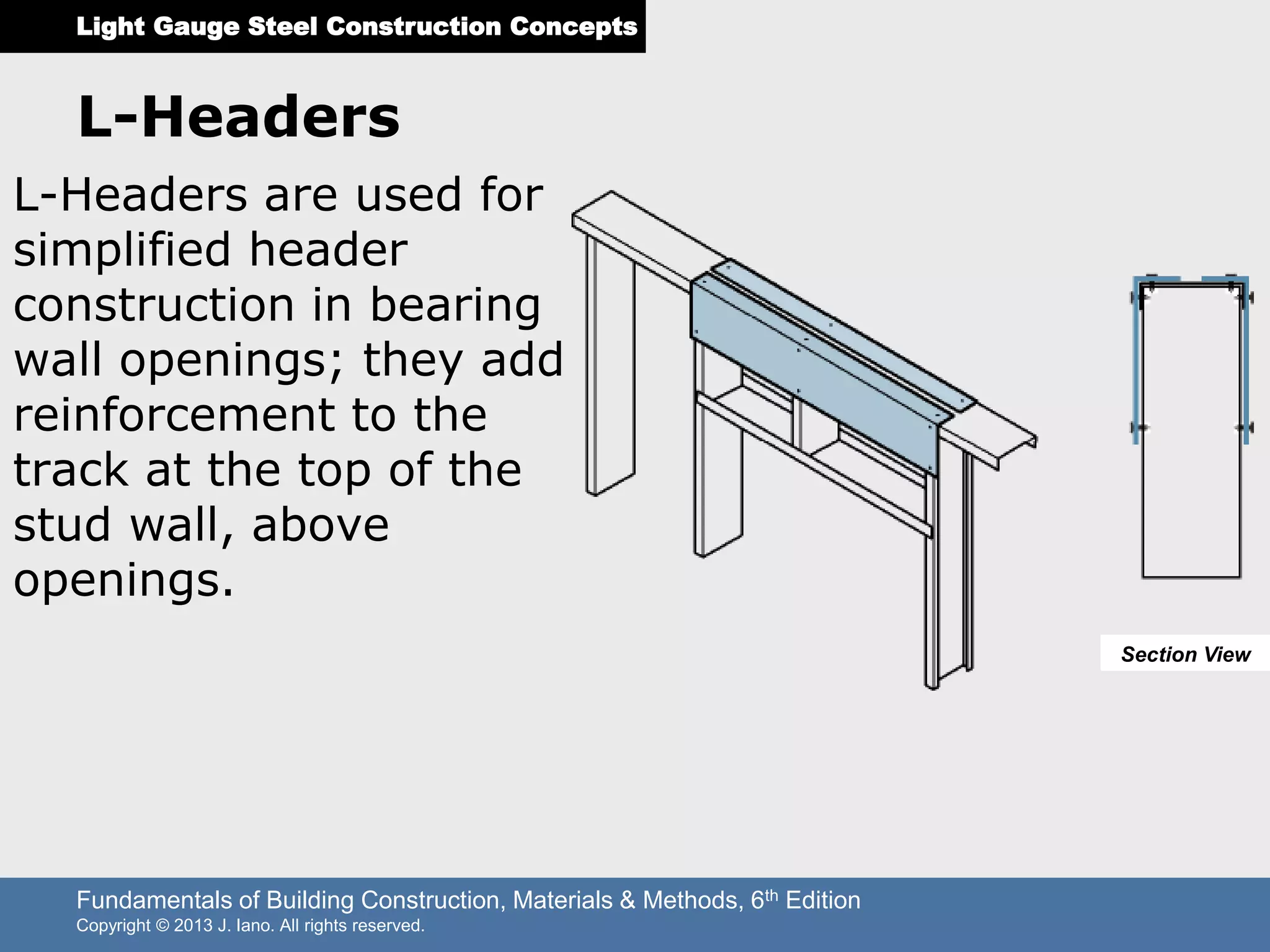 Chapter 12 Light Gauge Steel Frame Construction | PPTX