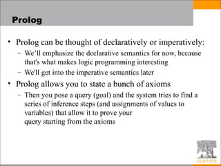 Comprehensive Introduction to Logic Programming and Prolog Language | PPT