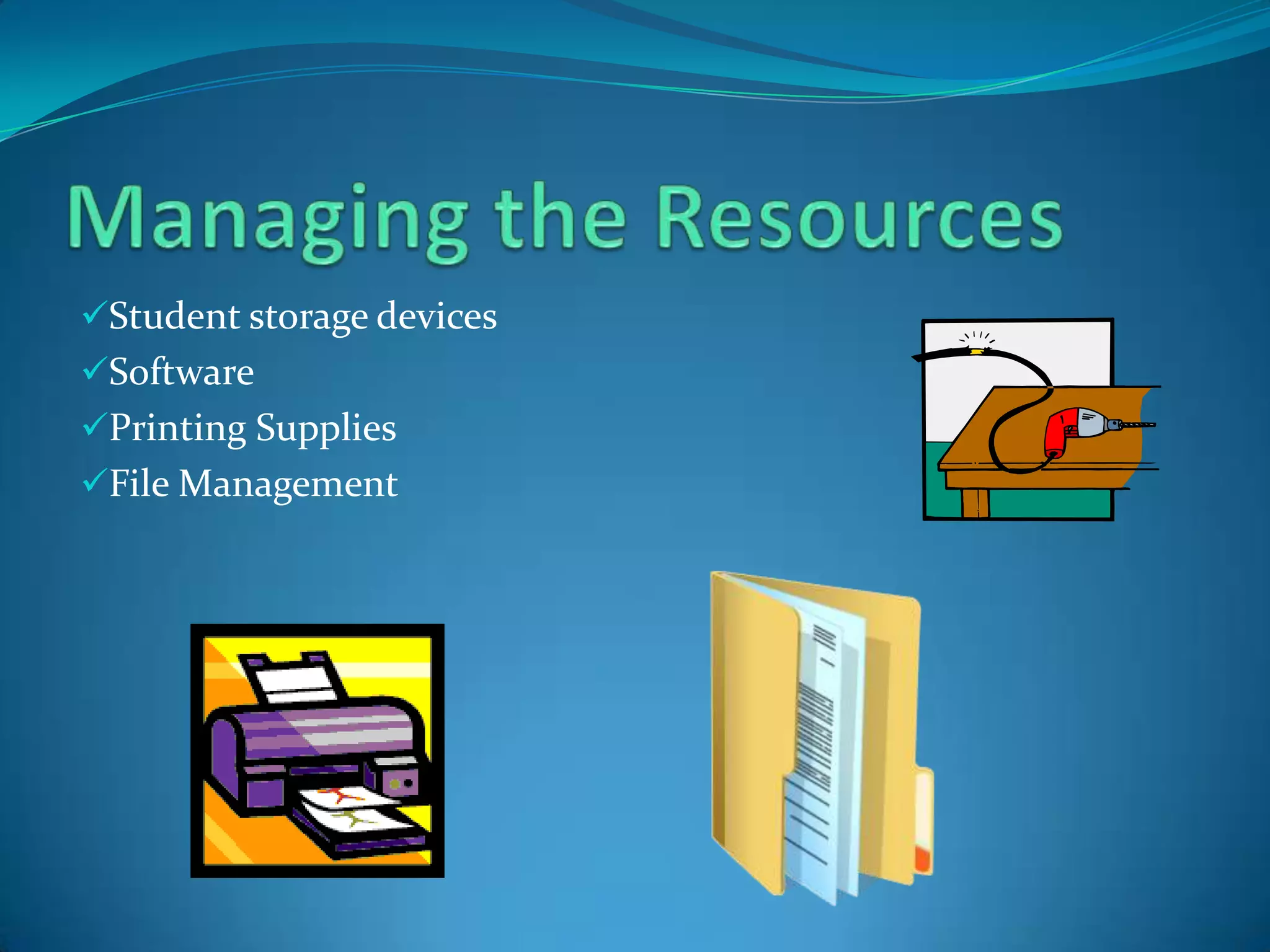 Turn On Computers and Open Applications