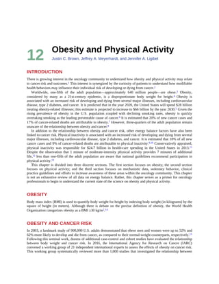 Chapter 12 obesity and physical activity | PDF