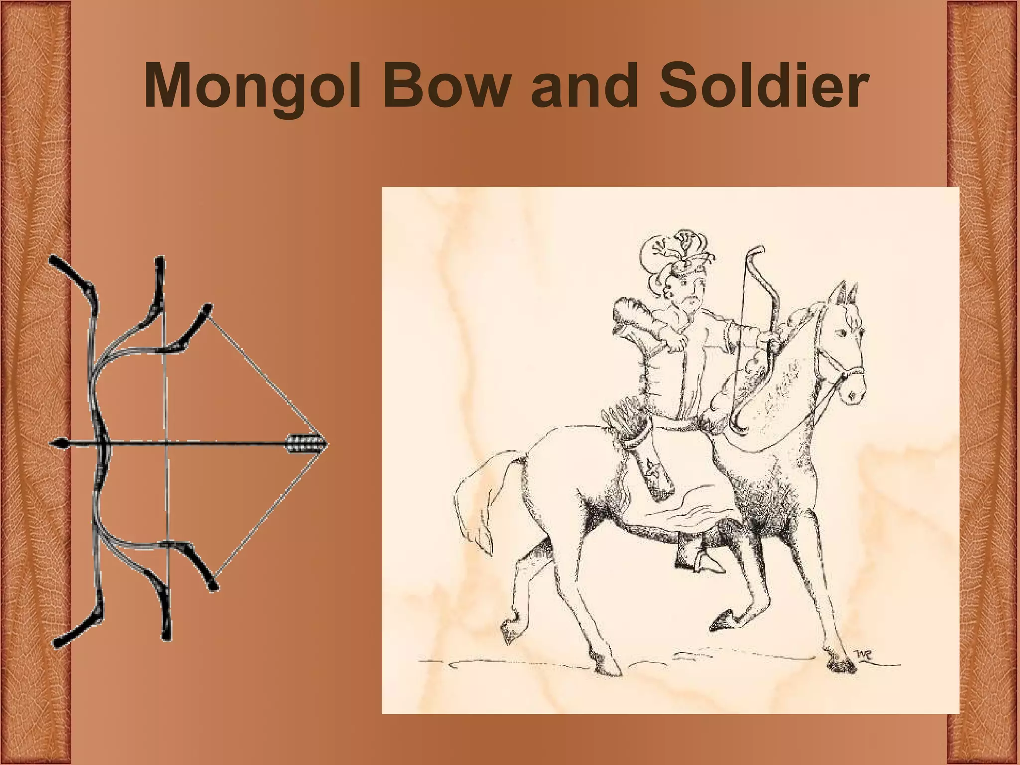 Mongol Bow and Soldier 