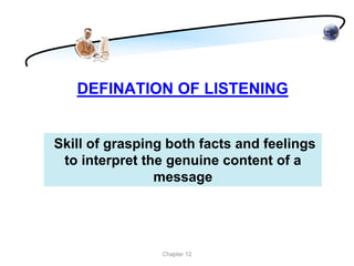 Importance of Listening