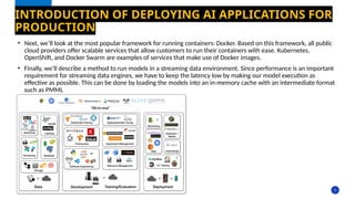 PRODUCTIONIZING your ai application for | PPTX