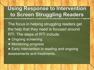 Cognitive factorsAttention span
