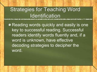 Effective Reading Instruction for Struggling ReadersJanelle Baluja