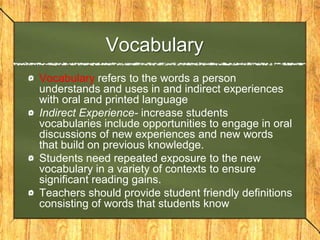 Using Screening Assessment and Progress MonitoringPicking the correct assessment is also a critical aspect. Diagnostic Assessments- Tells us specifically how a student is performing, and well else he or she need to know. Norm-based Assessments- Help us to determine how the student’s performance idea of what students of the same age or in the same grade.