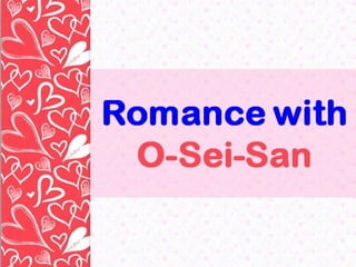 Chapter 12: Romantic Interlude in Japan