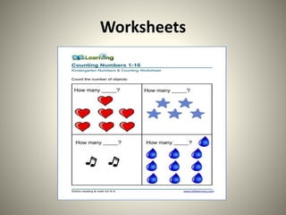 Worksheets
 