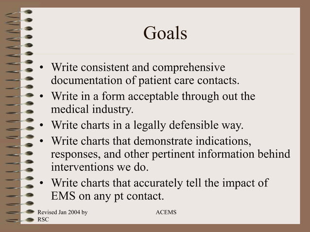 2004 EMS charting | PPT