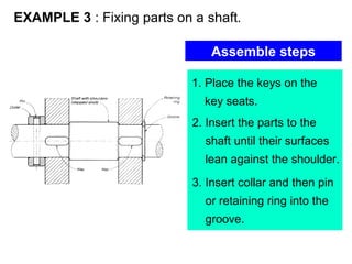 Part Fixing Position Engineering Drawing: Chapter 12 working drawing | PPT