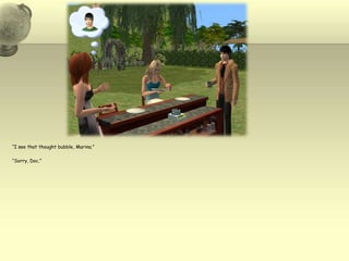 “I see that thought bubble, Marina.”“Sorry, Doc.”