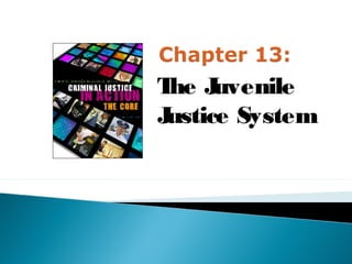 T J
 he uvenile
Justice System
 