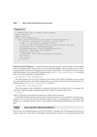 Socket Programming by Rajkumar Buyya | PDF