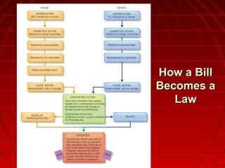 How a BillHow a Bill
Becomes aBecomes a
LawLaw
Copyright © 2011 CengageCopyright © 2011 Cengage
 