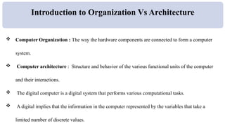 Computer organization and architecture Chapter 1 (3).PPTX