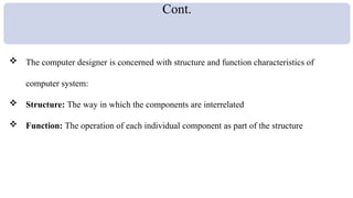 Interrelated Structures Computer organization and architecture Chapter 1 (3).PPTX
