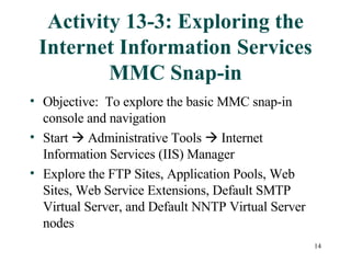 Chapter13 Administering Web Resources | PPT
