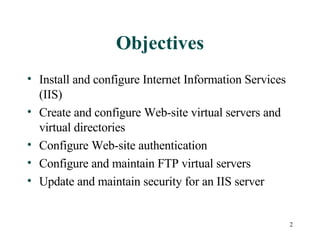 Chapter13 Administering Web Resources | PPT