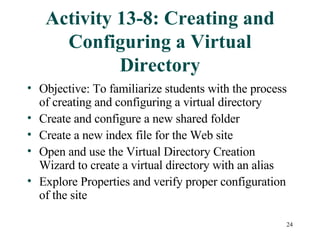 Chapter13 Administering Web Resources | PPT