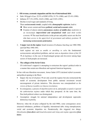 Class, Economic Change & Political Liberalization in the Arab World | PDF
