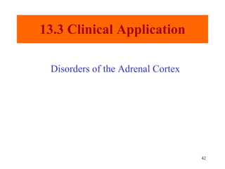 13.3 Clinical Application Disorders of the Adrenal Cortex 