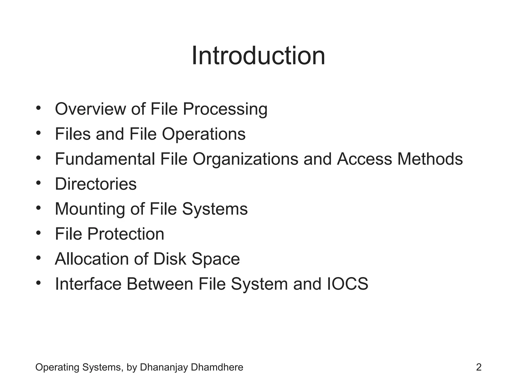 Chapter 13 file systems | PPT