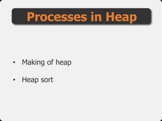 Data Structure (Heap Sort) | PPT