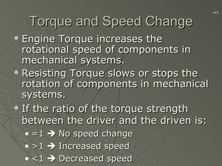 Torque Increment Mechanical engineering | PPT