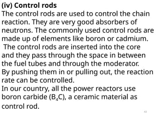 Which Rods Are Control Rods CHAPTER 13 - NUCLEI - CLASS XII PHYSICS 2025-26 | PPTX