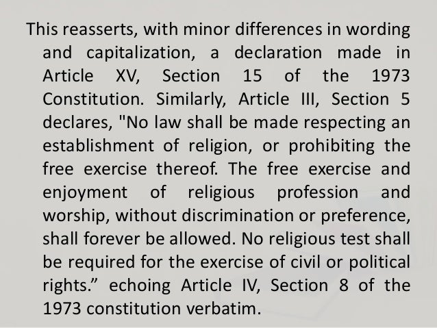 section 6 the seperation of the church and state shall be inviolable Section 6 of article ii (declaration of state policies and principles) — the separation of church and state shall be inviolable and, section 5 of. section 6 the seperation of the church and state shall be inviolable Section 6 of article ii (declaration of state policies and principles) — the separation of church and state shall be inviolable and, section 5 of.