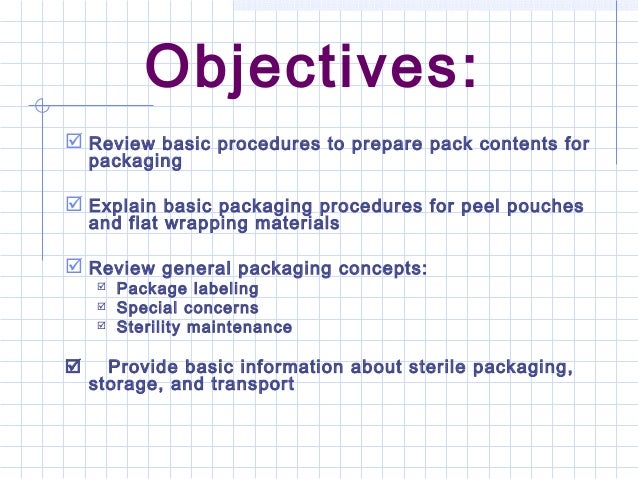 Chapter 13 Sterile Packaging