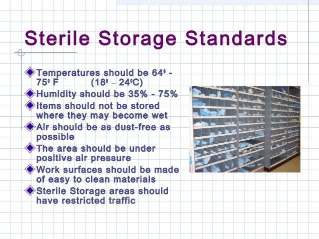 Aami Standards For Storage Of Sterile Supplies